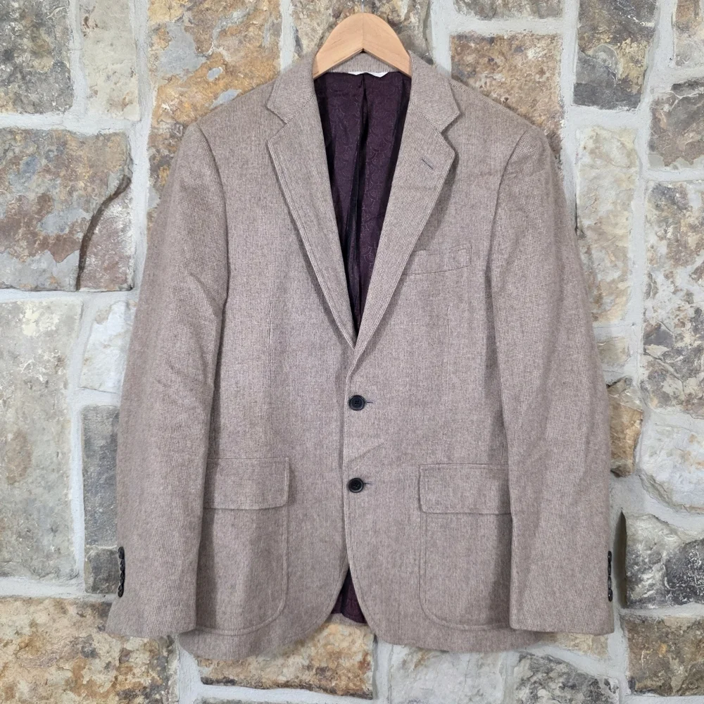 Billy Reid Camel Hair Suit Coat Heirloom Sport Jacket Blazer